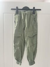 Girls River Island khaki Cargo Pants Age 5 Years