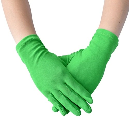 Women satin warm gloves - women, full