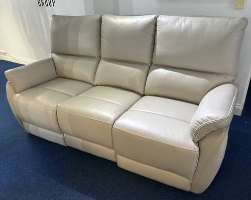 Leather electric three seater - leather,