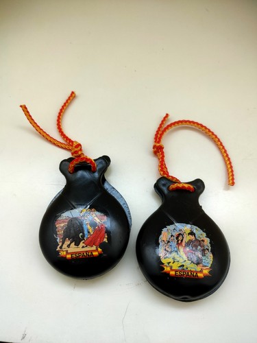 Vintage spanish castanets - spanish,