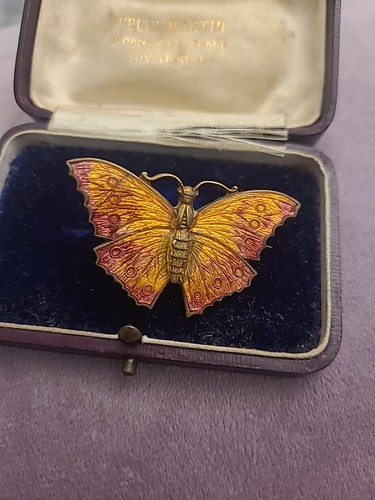 Vintage metal orange red - metal,