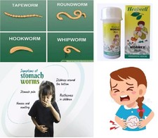 2 x Homeopathy Wormex Pills