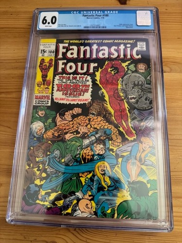Fantastic four 100 cgc - four, 6.0