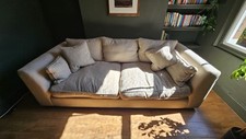 Lee Longlands Long Farm Large Sofa In Beige - Hardly Worn  RRP £1959