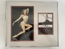 Kylie Minogue Signed in Pink Ink and professionally framed  