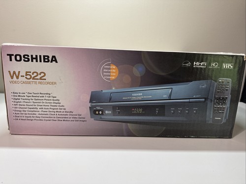 Toshiba w522 vcr - vcr, 4-head