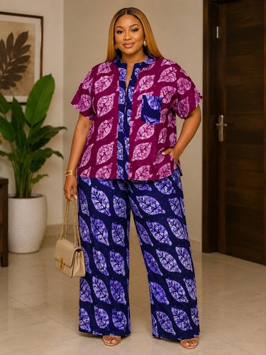 Piece top trouser set - piece,