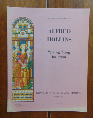Spring song for organ - for,