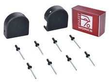 Cover caps rear roller blind for Porsche 968 944 from '86- cargo area cover.