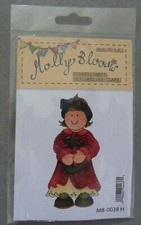 MOLLY BLOOMS DESIGN RUBBER STAMP - READY FOR BED, REFERENCE MB-0038 H