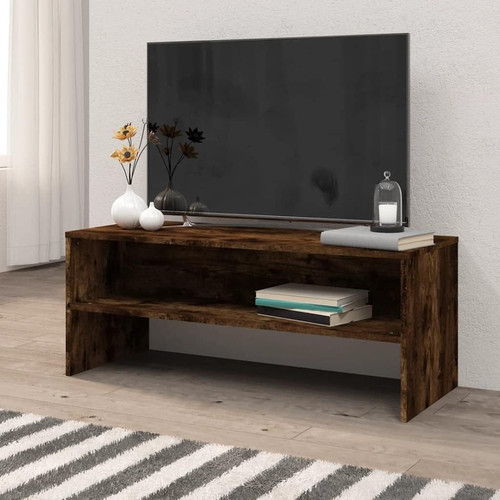 Small rustic stand dark - rustic, tv