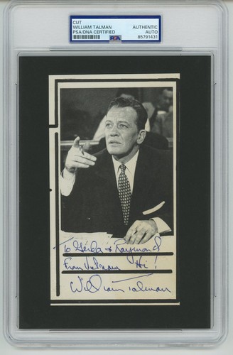 William talman signed - william,