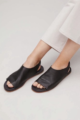 Cos black leather slingback - cos,