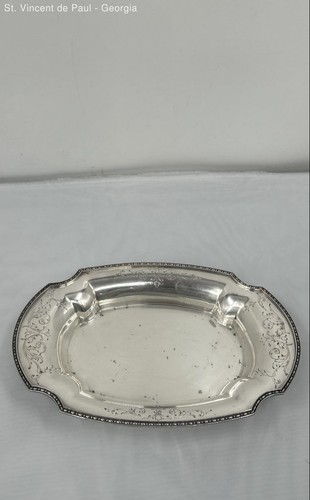Vtg oval chippendale - vtg, 16"