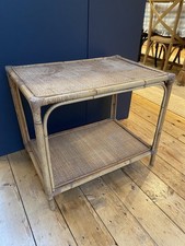 French vintage bamboo rattan