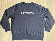 G Star New But No Tag Regular Fit Blue XXL Jumper Sweatshirt RRP £59.99
