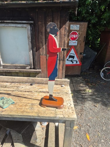 Vintage wooden art deco dumb - wooden,