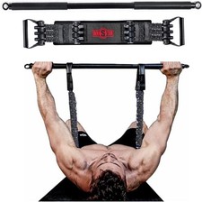 Adjustable Bench Press Push up Resistance Bands Home Gym Exercise Fitness