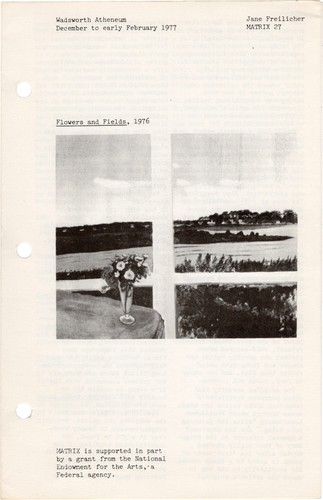 Jane freilicher matrix - freilicher, 27