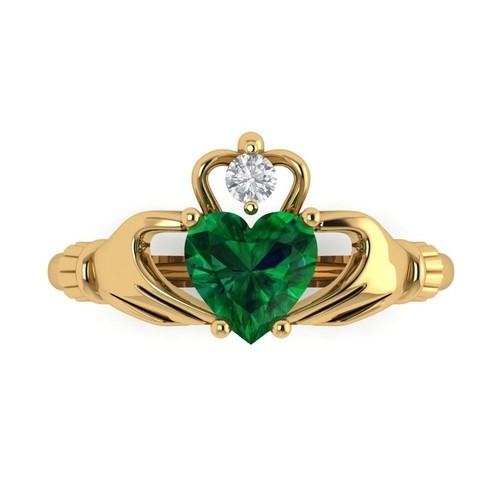 Heart emerald diamond - 2,