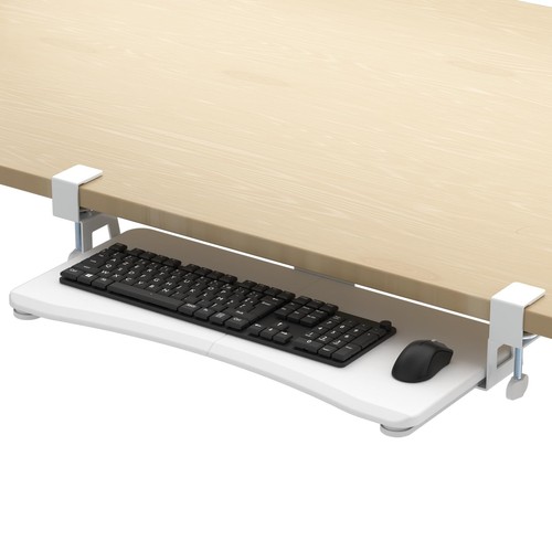 Keyboard tray under desk pull - tray,