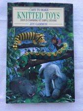 EASY TO MAKE  KNITTED TOYS  TOY  KNITTING  PATTERN BOOK  OVER 25 TOYS