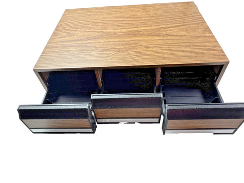 Vtg drawer holds audio - drawer,