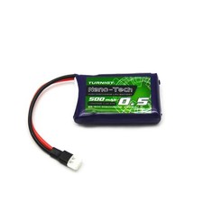 Turnigy Nano-Tech 500mAh 1S LiPo Battery Pack 3.7V 25C 50C Losi Connector Plug