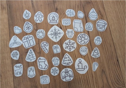Christmas embroidery transfers - christmas,