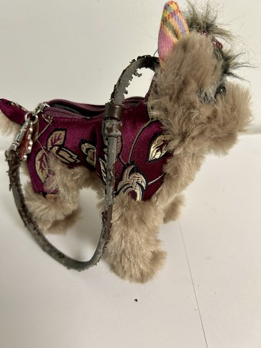 Fuzzy nation plush yorkie coin - fuzzy,