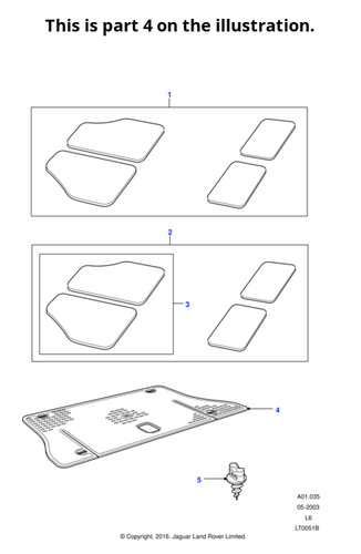 Land rover rubber mat - rover,