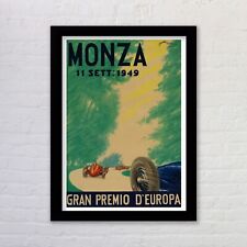 Framed Italian Grand Prix 1949
