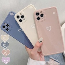 Case For iPhone 15 14 13 12 Pro Max 11 XR 8 XS LOVE HEART Shockproof Phone Cover