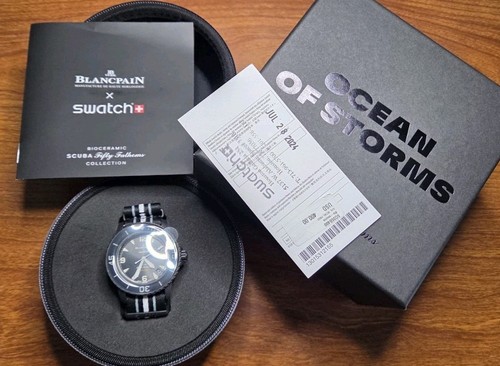 Blancpain swatch scuba - blancpain, fifty