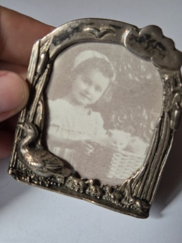 Vintage silver scenes small - "silver,