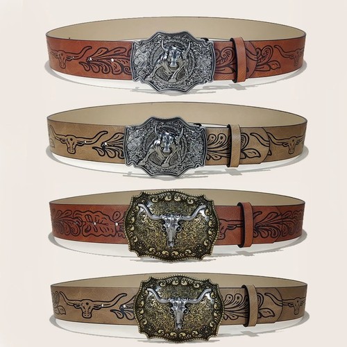 Western leather jeans - western,