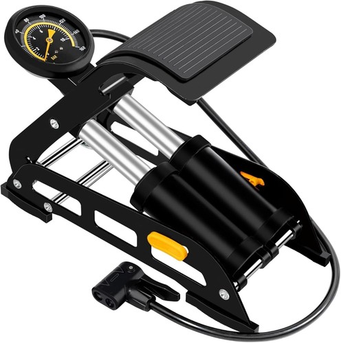 Bike foot pump - pump, double