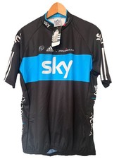 Team Sky - Pinarello black cycling shirt by Adidas, Size XXL