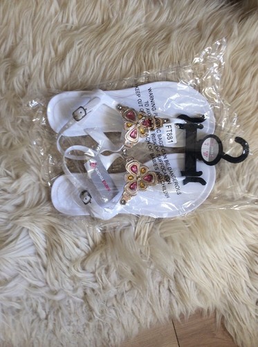 Flip flops flats - flip, rhinestone