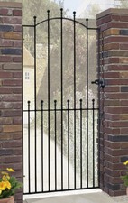 Manroe Ball Top Tall Garden Side Gates 762mm to 1220mm GAPS x 1943 H metal iron