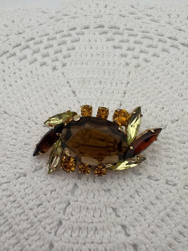 Vintage smoky golden - golden, topaz