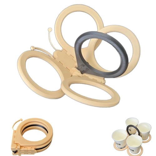 Cup foldable coffee carrier - foldable,
