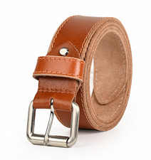 100% Genuine Pure Thick Leather High Quality Men Leather Belts 1.5 Belt Buckle