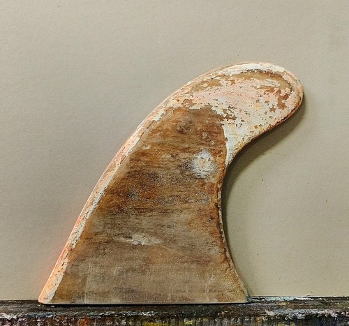 Old surfboard fin - surfboard,
