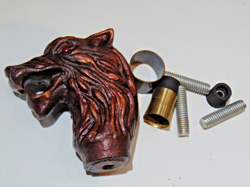 Brass wooden cane - brass,