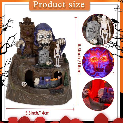 Animated halloween village - animated,