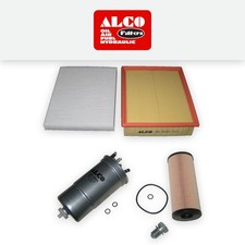SERVICE KIT VW PASSAT (3B) 1.9 TDI AVF AWX AVB OIL AIR FUEL CABIN FILTER (02-05)