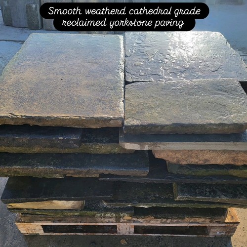 Reclaimed yorkstone paving - yorkstone,