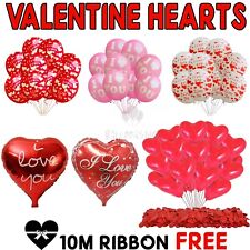 1000 LOVE HEART SHAPE BALLOONS Wedding Party Romantic Baloon Birthday decoration