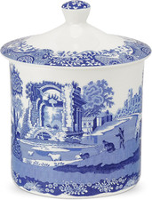Spode Blue Italian Storage Jar